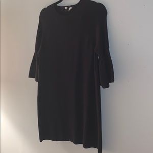 Anthropologie black sweater dress